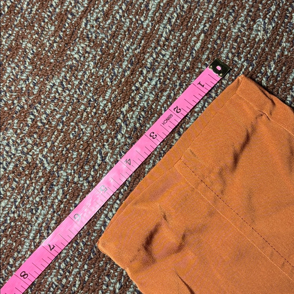 Michael Kors rust orange silky cargo joggers straight leg pull on  trousers S - Picture 14 of 14